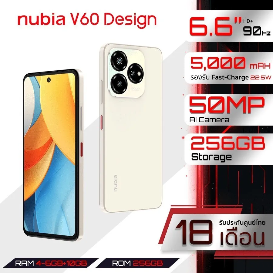 Nubia V60 Design