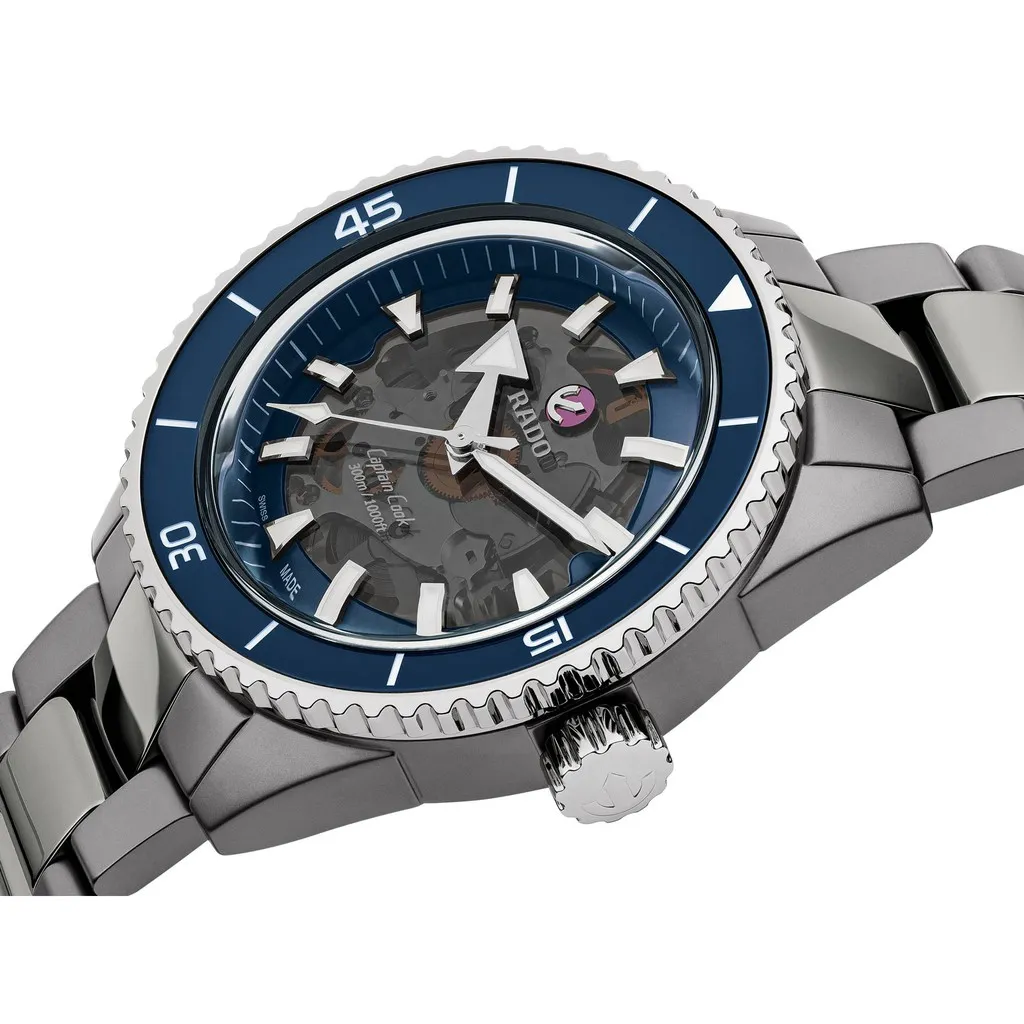 เข็มนาฬิกา Rado Captain Cook High-Tech Ceramic