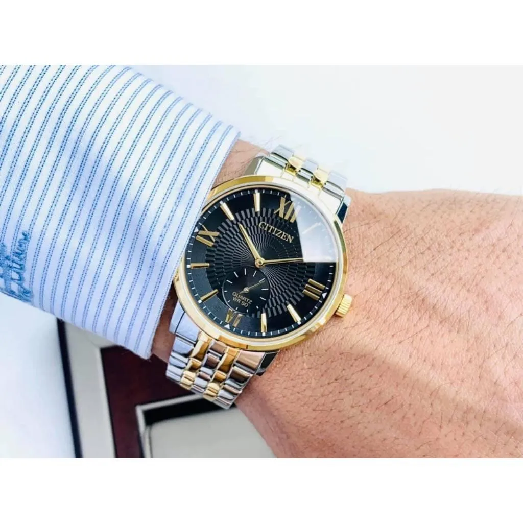 CITIZEN BE9176-76E หน้าปัดสีดำ
