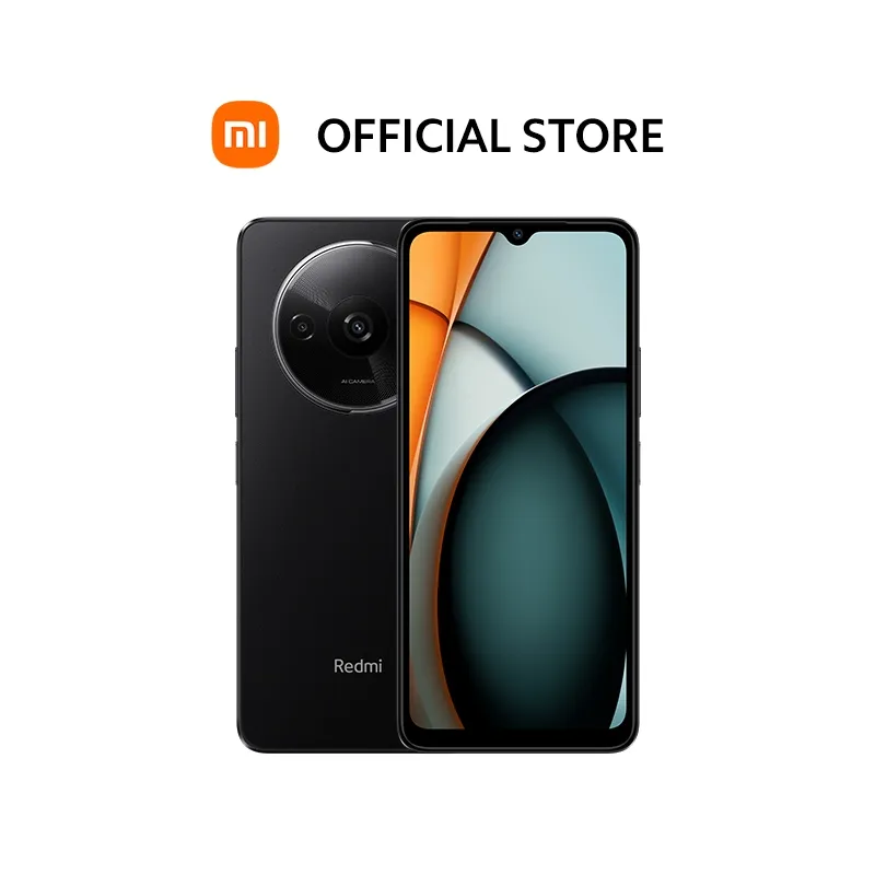 Redmi A3 Black Front And Back