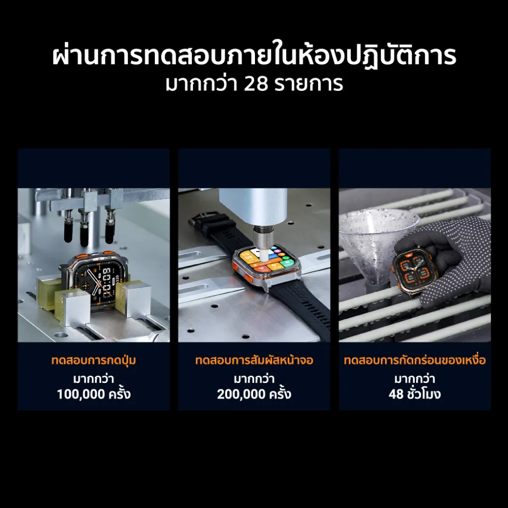 ผ่านการทดสอบภายในห้องปฏิบัติการ