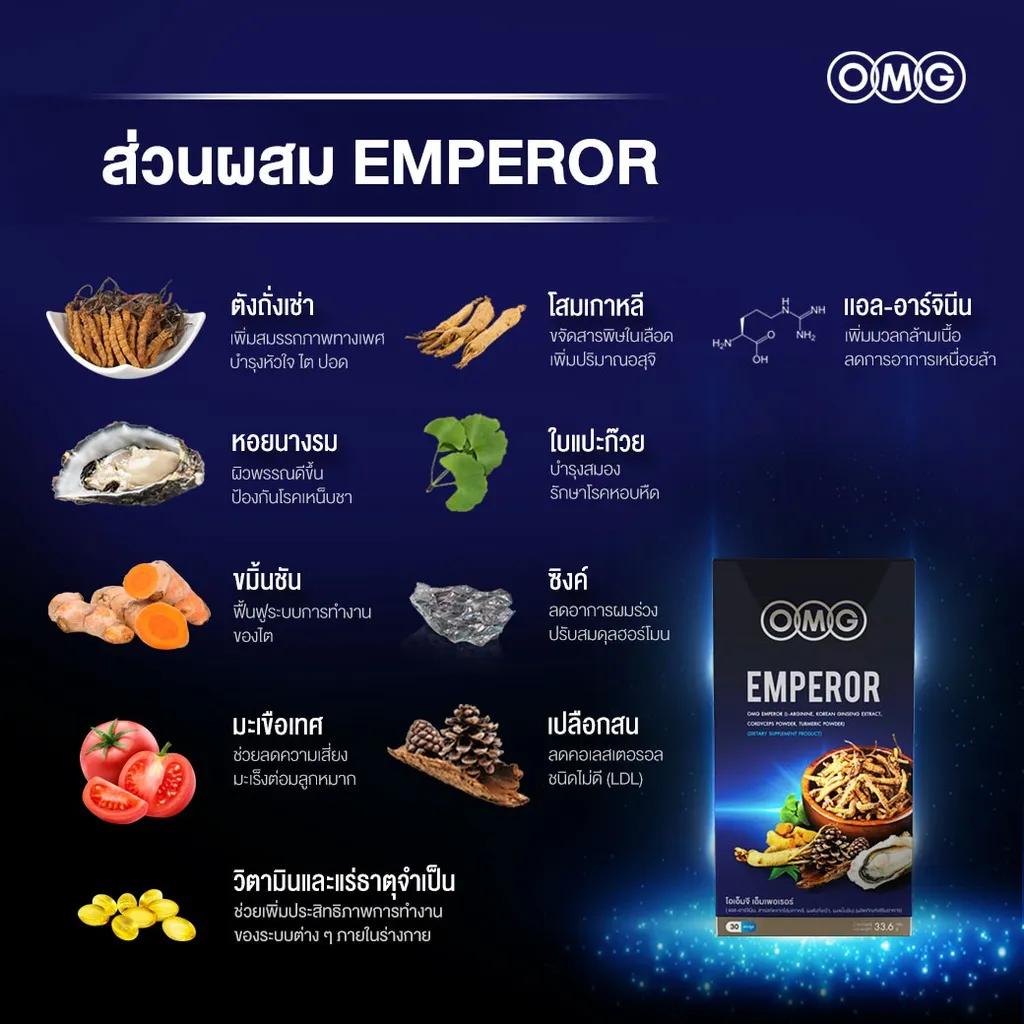 ส่วนผสม Emperor