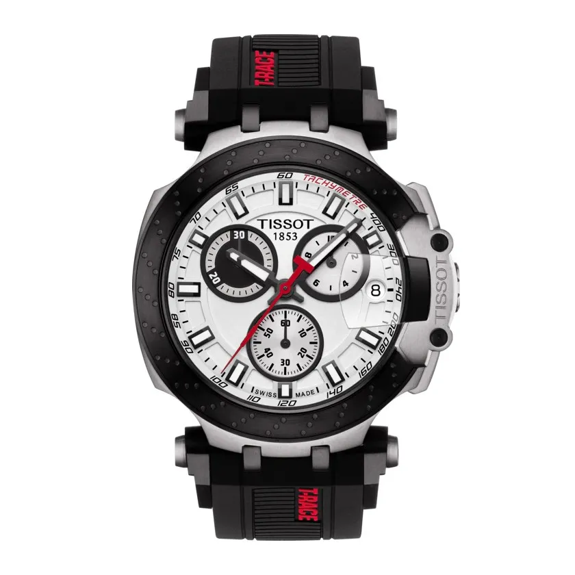 Tissot T-Race สีขาว ดำ T1154172701100