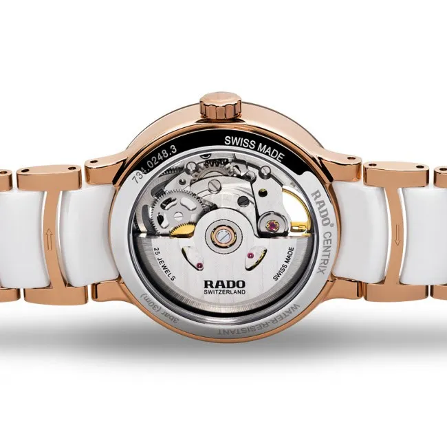 Rado CENTRIX AUTOMATIC DIAMONDS OPEN HEART รุ่น R30248902 กลไกออโตเมติก