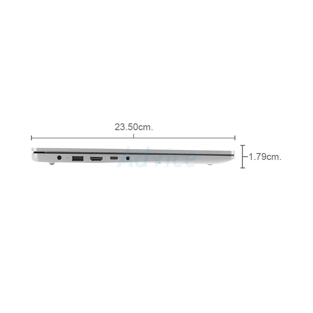 กว้าง 23.50cm. หน้า 1.79cm.