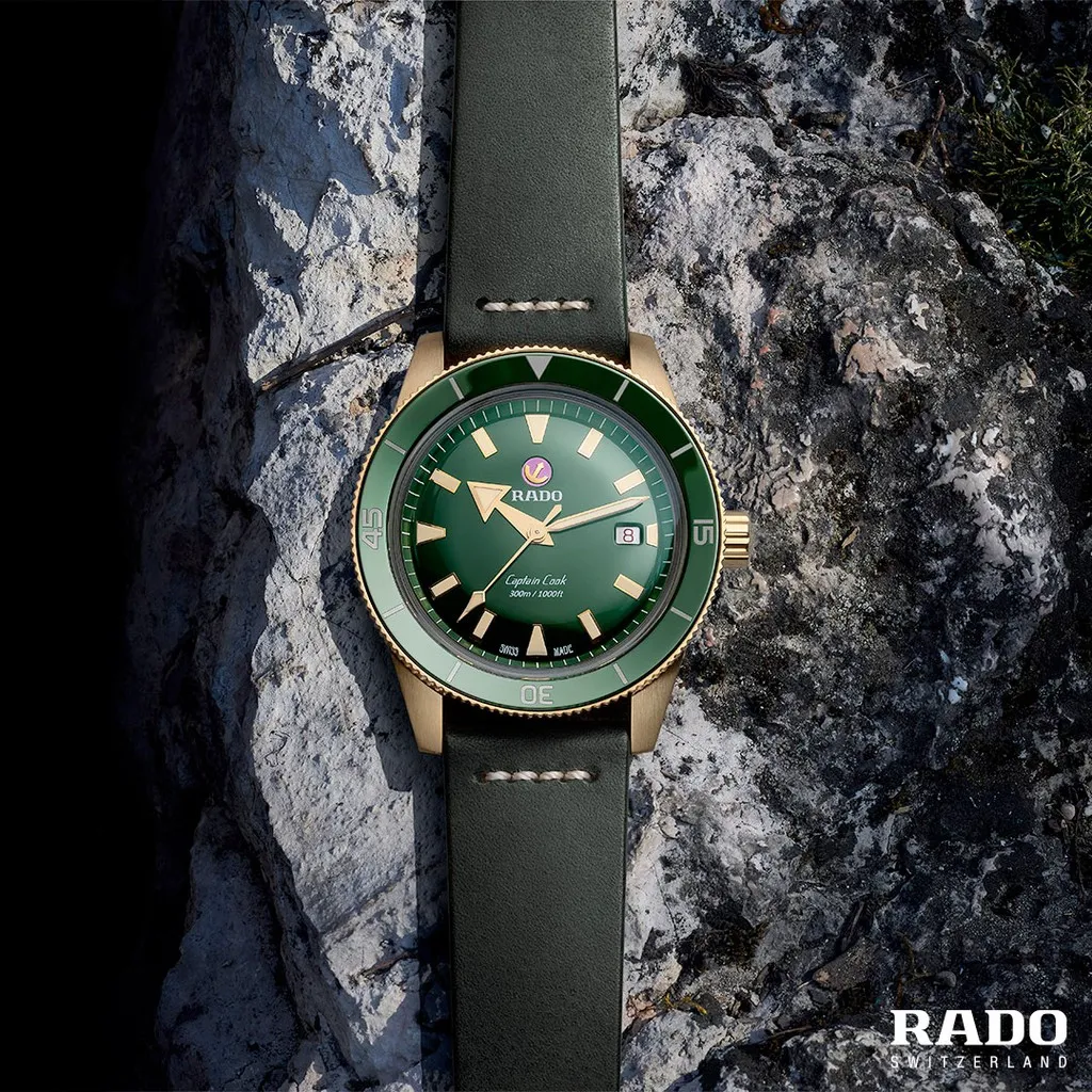 หน้าปัด RADO Captain Cook Bronze R32504315