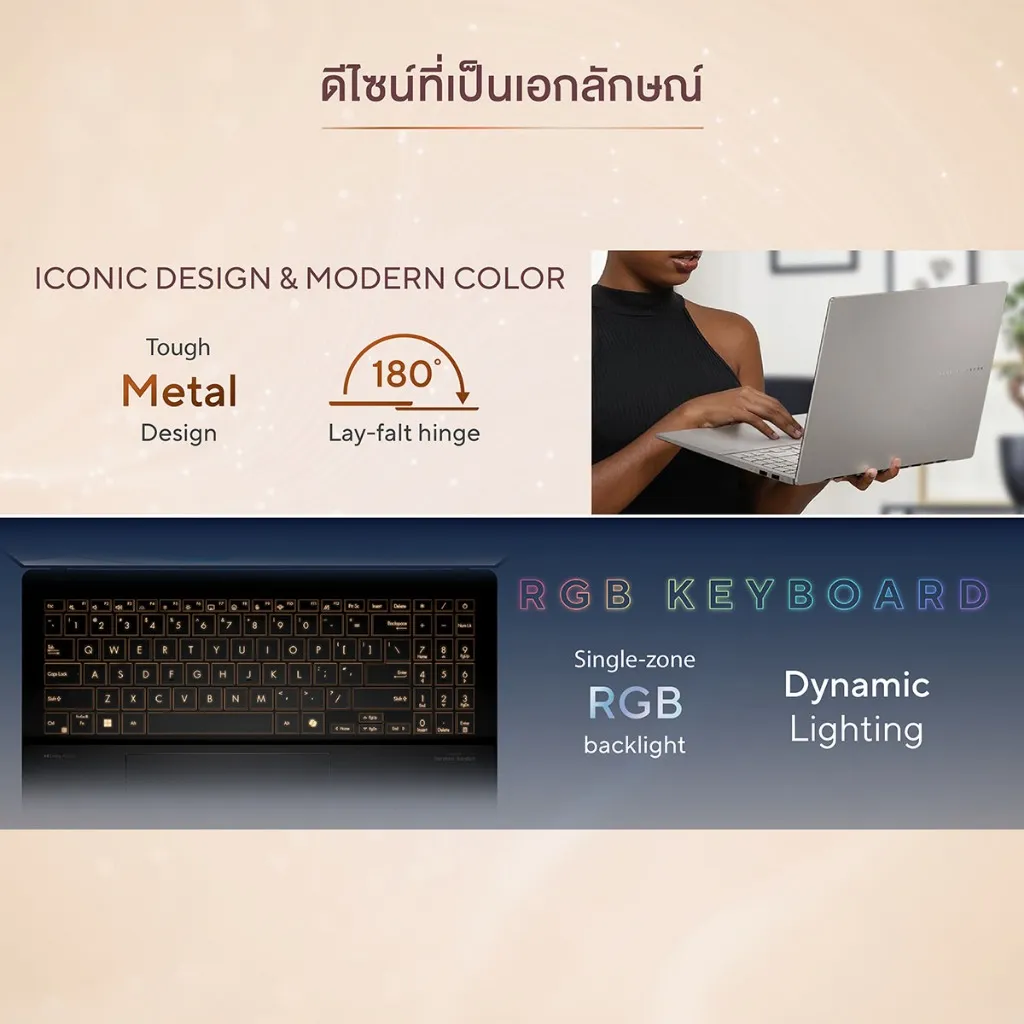 ดีไซน์ที่เป็นเอกลักษณ์