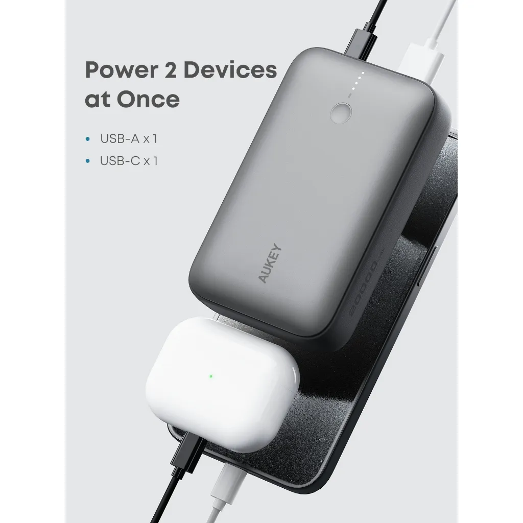 AUKEY PB-Y57 พาวเวอร์แบงค์ชาร์จเร็ว Spark Mini เล็กกระทัดรัด