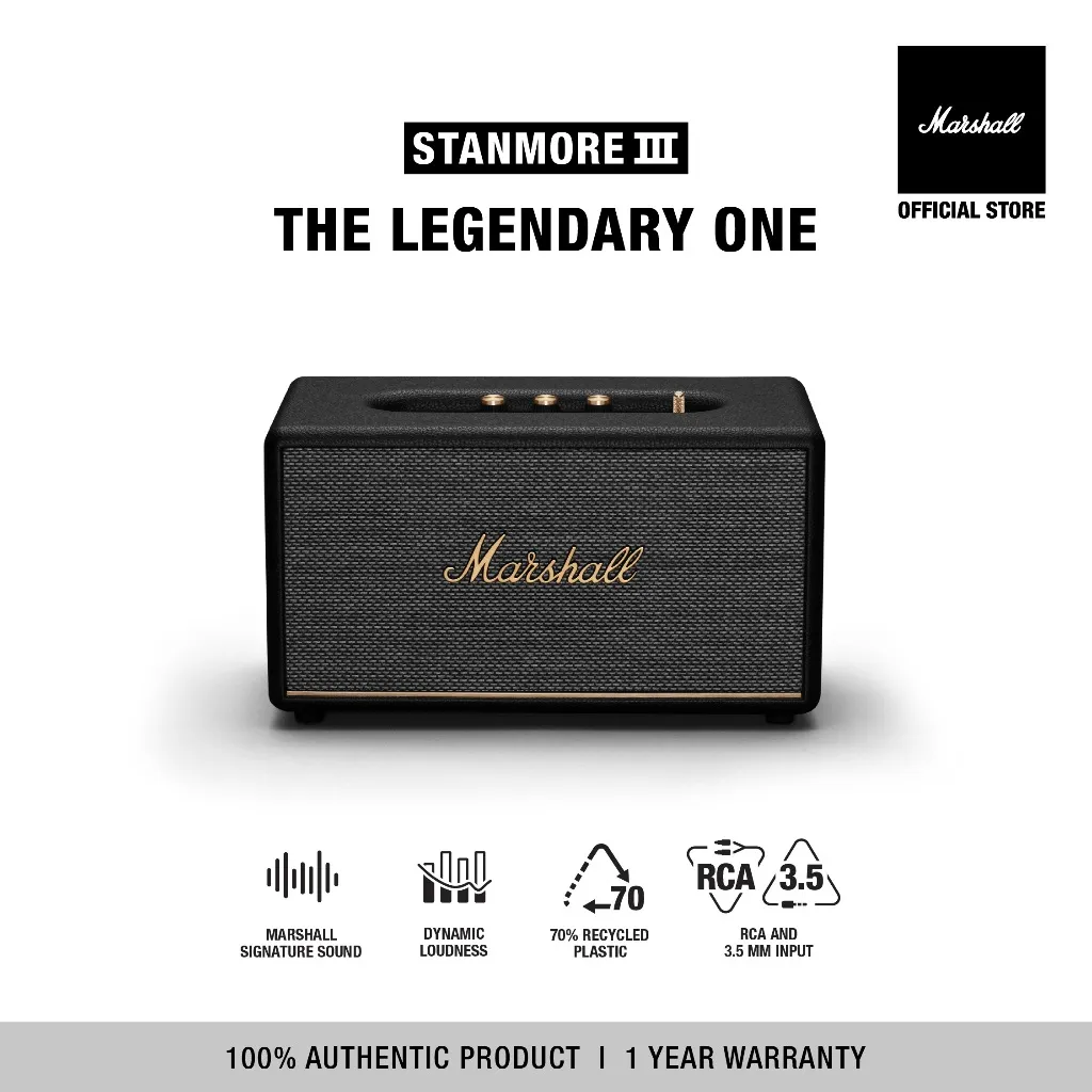 MARSHALL Stanmore III Black