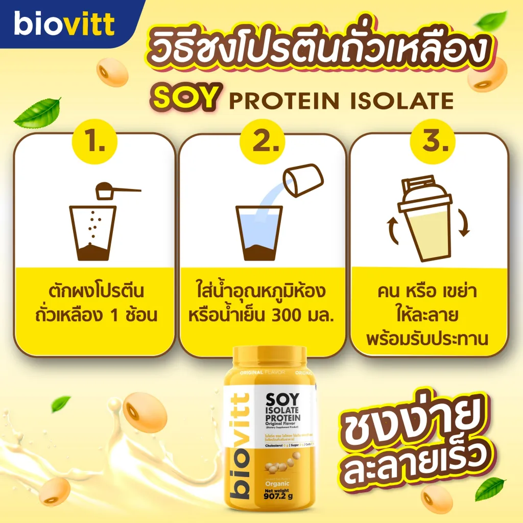 วิธีชง 3 ขั้นตอน