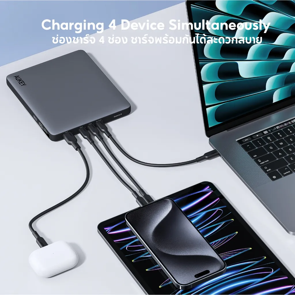 AUKEY PB-Y44 พาวเวอร์แบงค์ชาร์จเร็ว Fast Charge Laptops