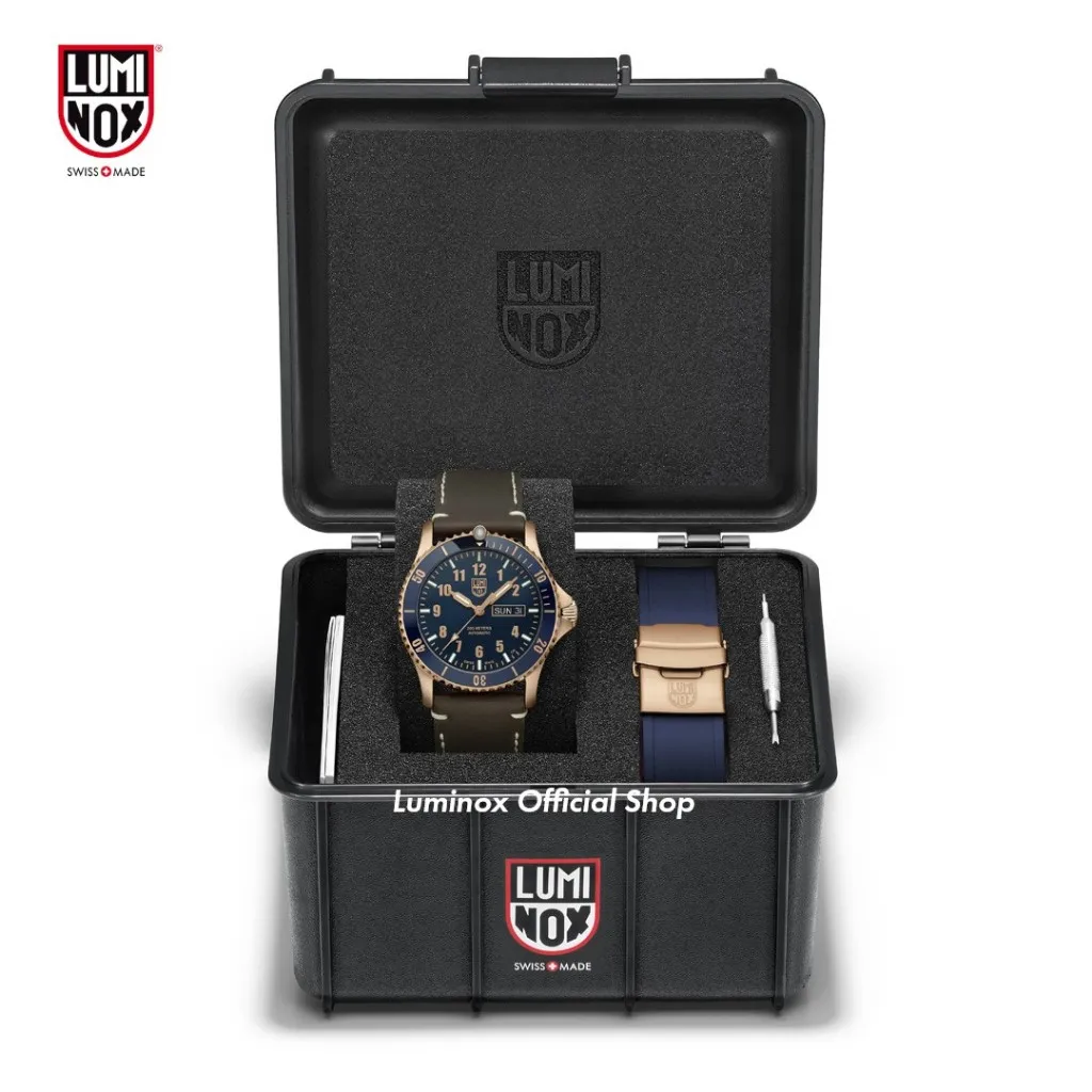 มาพร้อมกับ Box Set ที่แถมสายนาฬิกา Cut-To-Fit