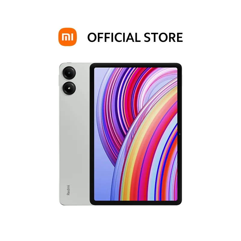 แท็บเล็ต Redmi Pad Pro 6GB 128GB สีเทา Mint Green มุมมองด้านหน้าตรง