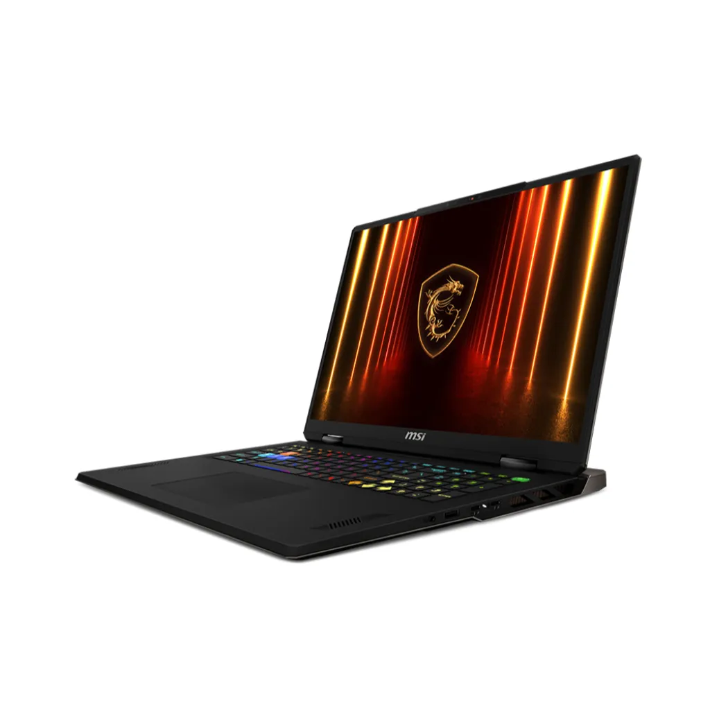 MSI-Vector-18-HX-Laptop-มุมเฉียง-หน้าจอเปิด