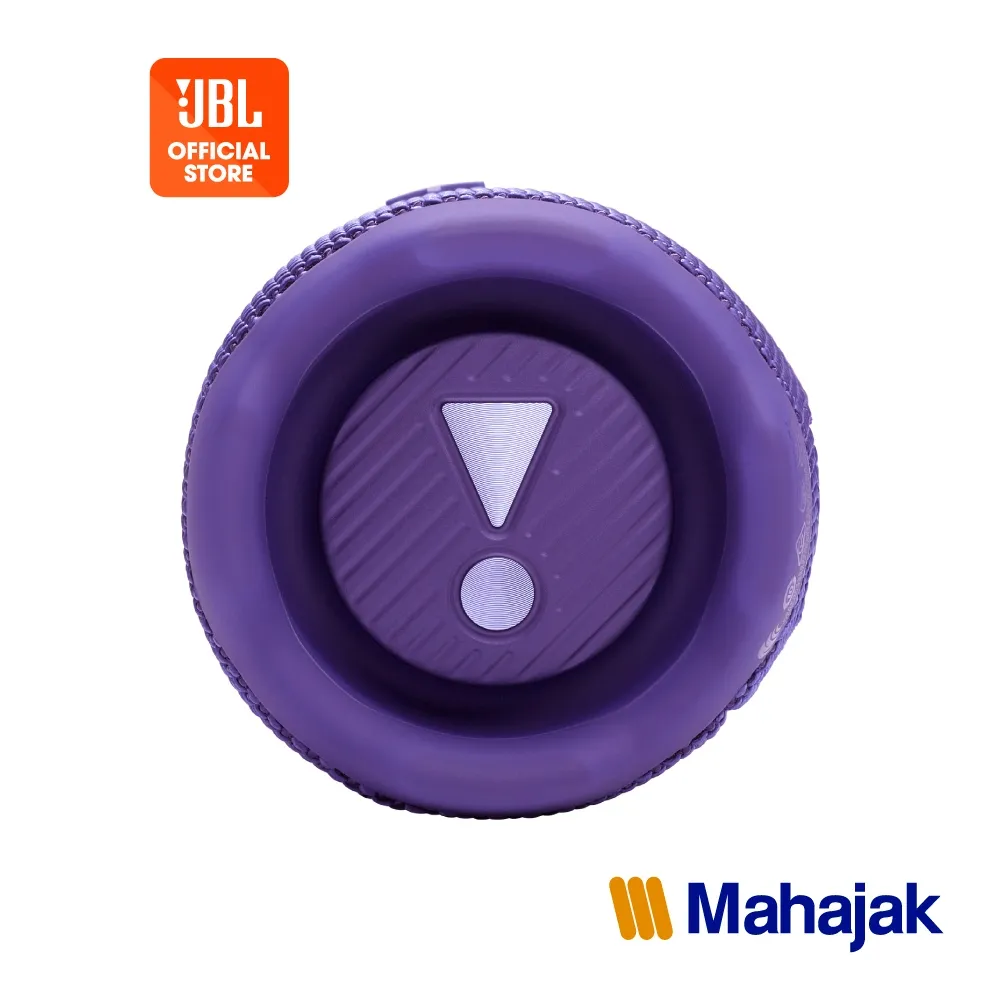 ลำโพง JBL Flip 7 บลูทูธพกพา ฝาข้างมีโลโก้เครื่องหมายตกใจ
