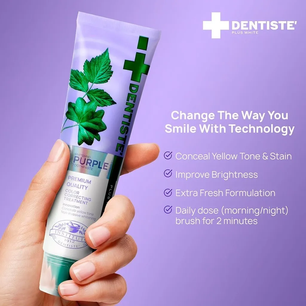 หลอดยาสีฟัน Dentiste' Change The Way You Smile With Technology