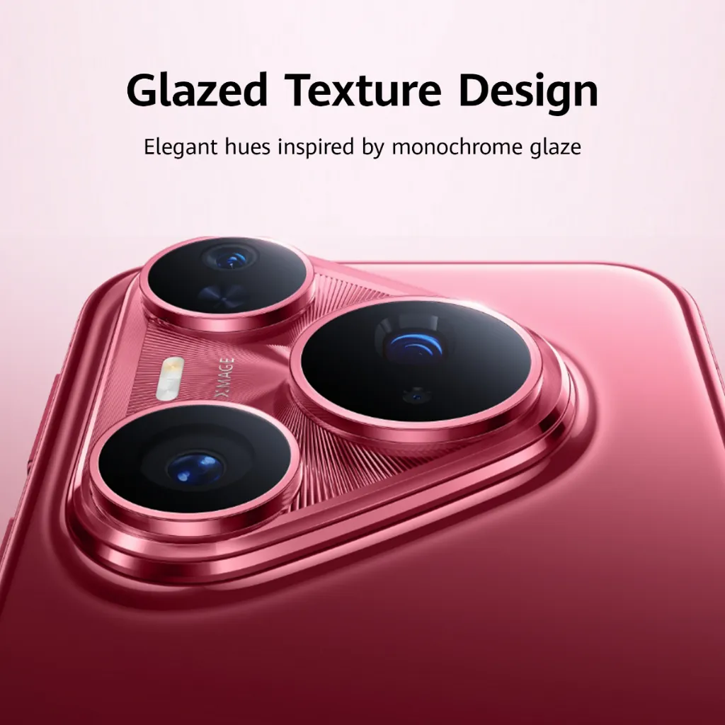 ดีไซน์กล้องหลังแบบ Glazed Texture ของ มือถือ HUAWEI Pura80 Pro ที่สะท้อนความเรียบหรู
