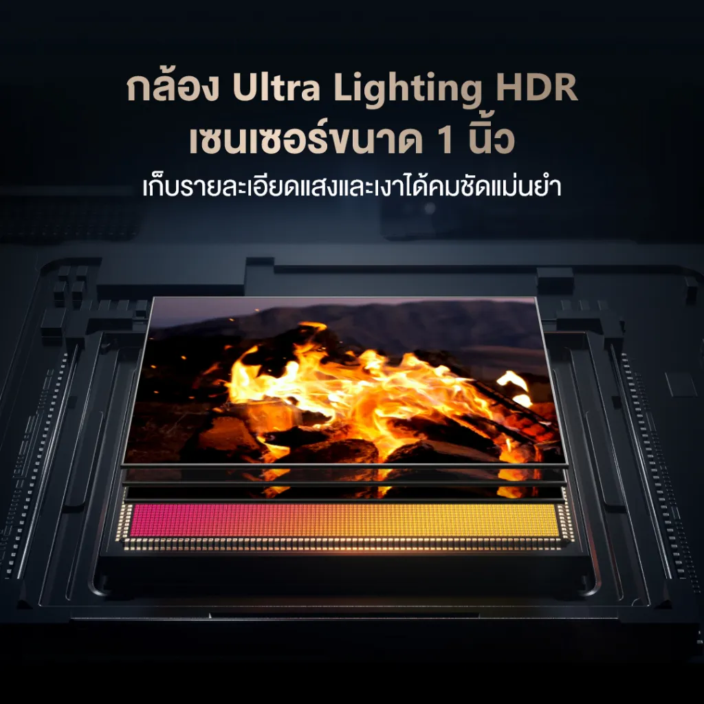 huawei pura 80 ultra ใช้เซนเซอร์ HDR ขนาด 1 นิ้ว เก็บแสงและเงาได้ชัดเจน