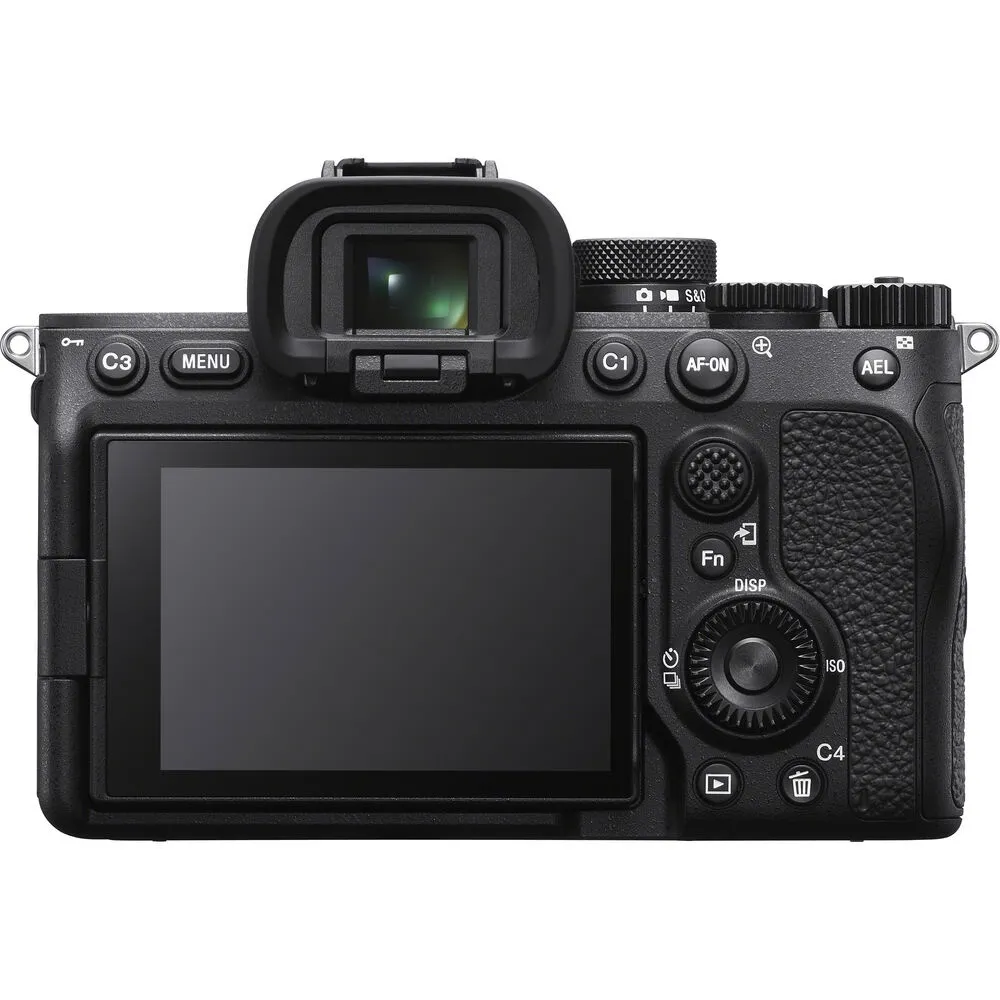 ด้านหลังของ กล้อง Sony a7 IV มีปุ่ม C1 C2 จอยสติ๊ก และปุ่ม AEL ครบ