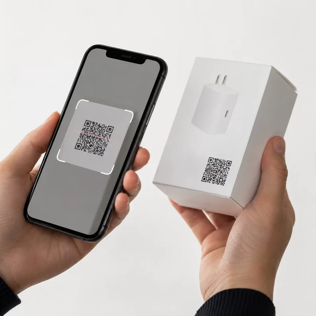 วิธีเช็คของแท้ก่อนซื้อออนไลน์ ด้วยการสแกน QR Code บนกล่องสินค้า